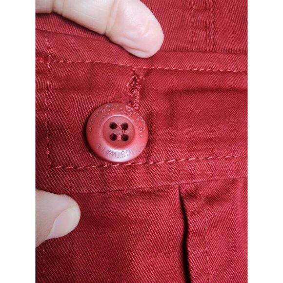 Must Way Cargo Pants Size 34X30 Utility Drawstring Outdoors Red Paratrooper - Picture 12 of 12